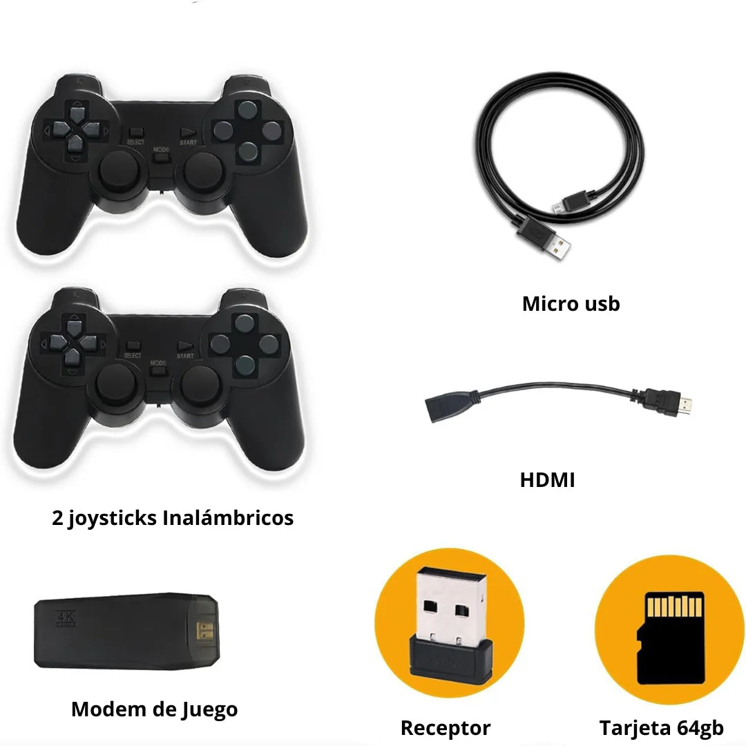 Consola Videojuego Game stick 4K +10000 juegos