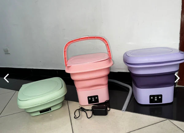 Mini Lavadora Eléctrica Portátil Balde P